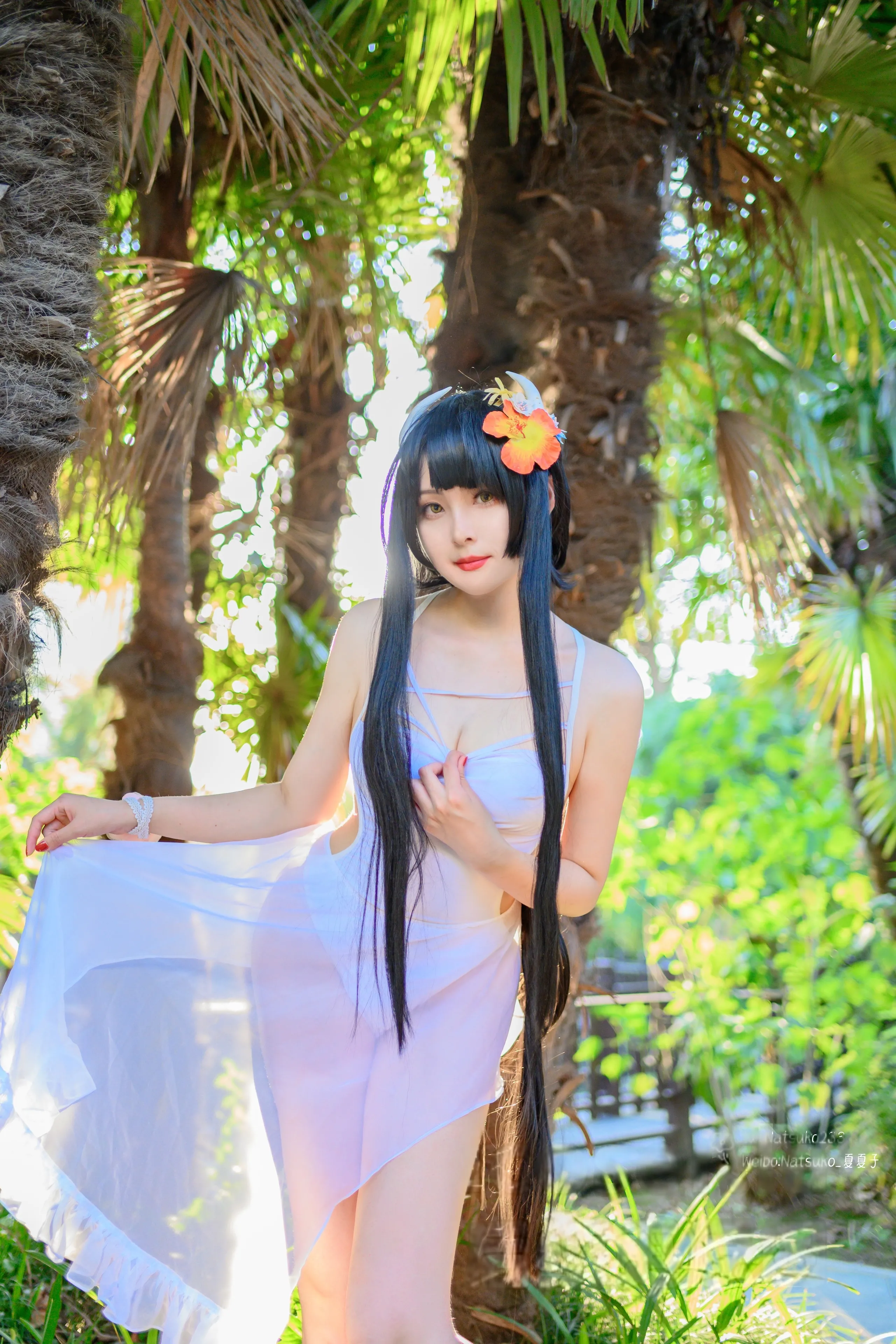 绝美！Natsuko夏夏子泳装大片，重现碧蓝航线比叡风采